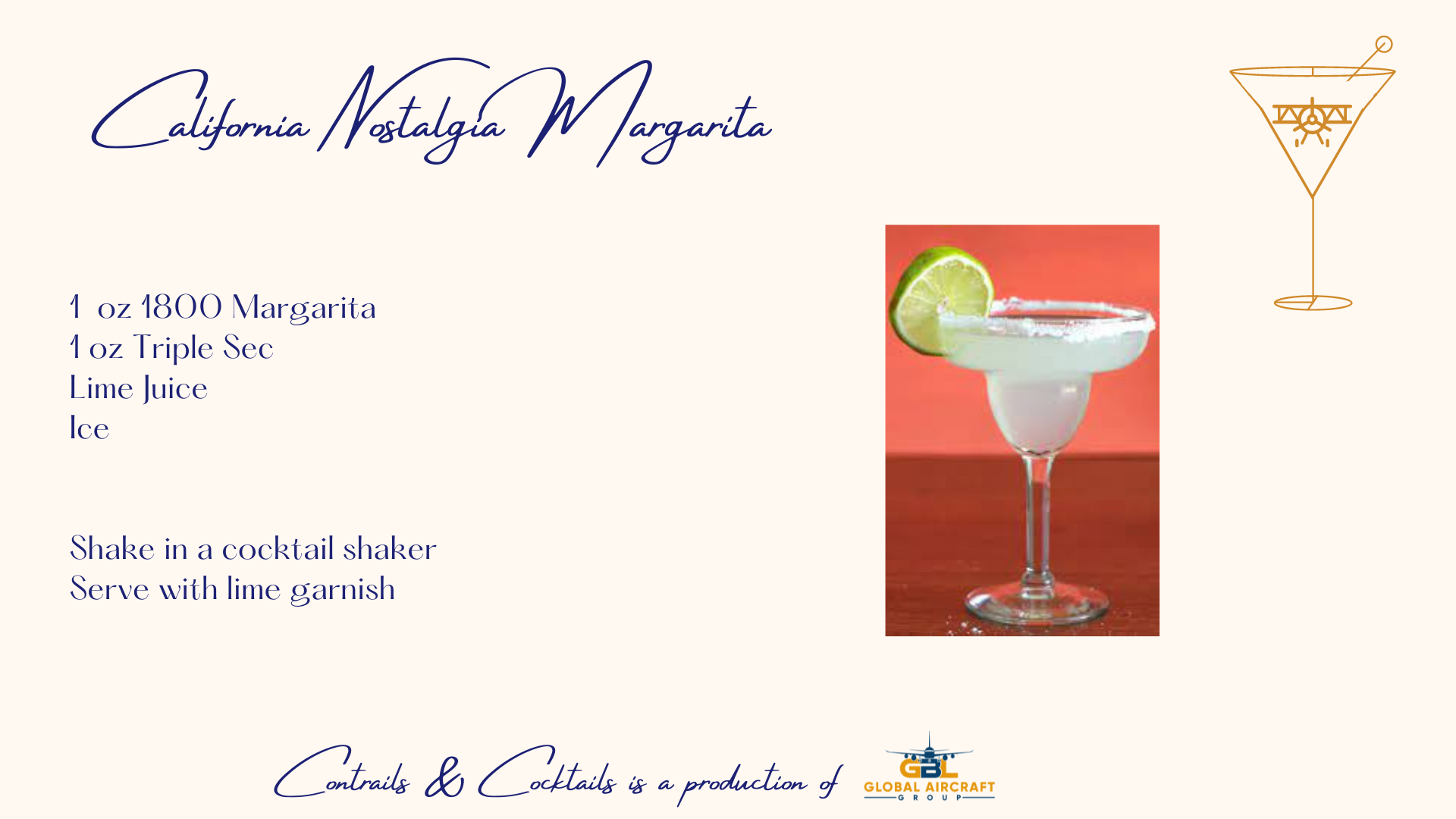 The California Nostalgia Margarita